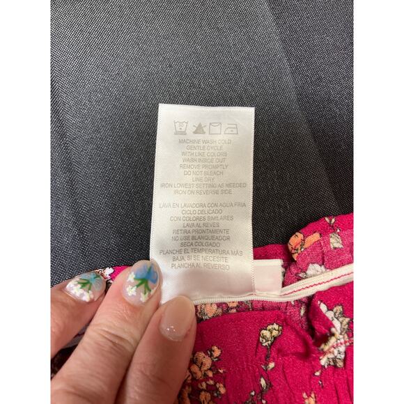 Girls Bonnie Jean Pink Floral Jumpsuit - Size 14 - Picture 9 of 9